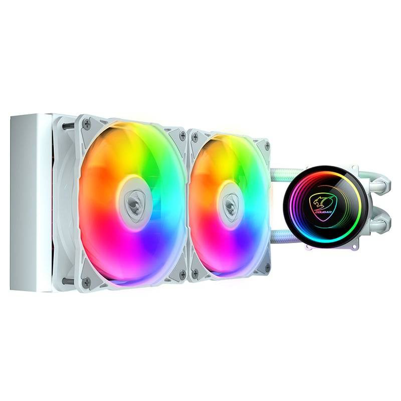 Product image: Cougar poseidon elite 240 argb liquid cooling white, , medium-null