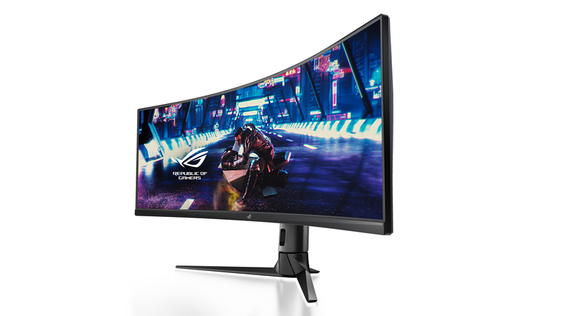 Asus rog strix xg49vq 49" monitor curved 144hz freesync hdr 3840x1080-null