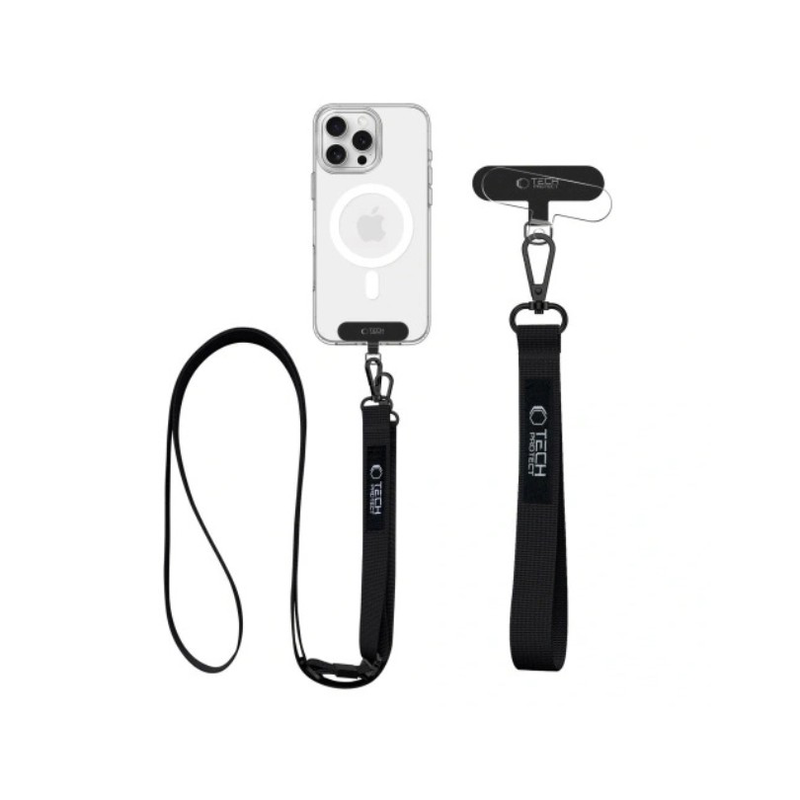 Tech-protect c6s rope crossbody black, , medium-null