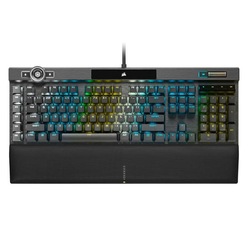 Corsair k100 rgb optical-mechanical gaming keyboard (ch-912a01a-na)-null