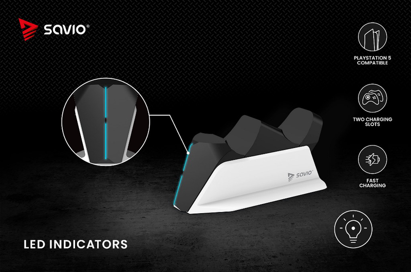 Savio playstation 5 PS5 dualsense charging station-null