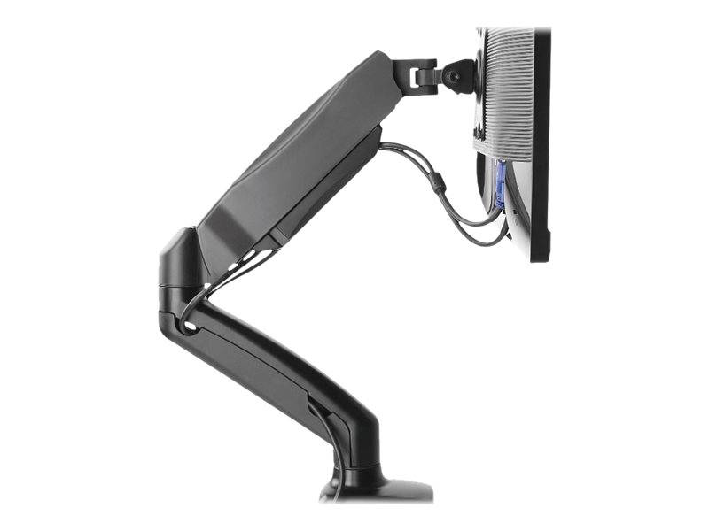Icy box ib-ms303-t single monitor gas-spring desk arm for up to 27 inch displays 6.5kg metal black-null