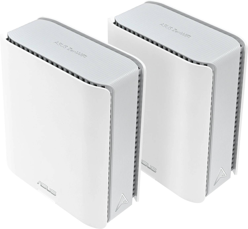 Asus zenWi-Fi bt8 90ig0930-mo3b20 tri-band Wi-Fi 7 mesh router be14000 dual 2.5G aimesh mlo 2-pack white-null