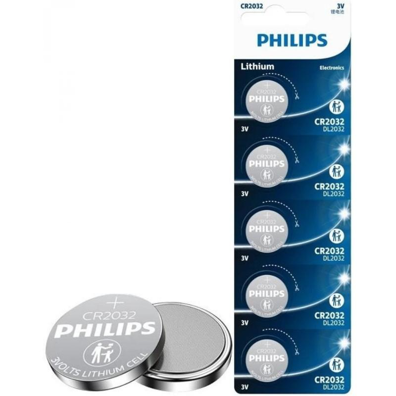 Philips cr2032p5/01grs &mu;&pi;&alpha;&tau;&alpha;&rho;&iota;&epsilon;&sigmaf; &lambda;&iota;&theta;&iota;&omicron;&upsilon; cr 2032 210mAh 3 v 5&tau;&mu;&chi;, , medium-null