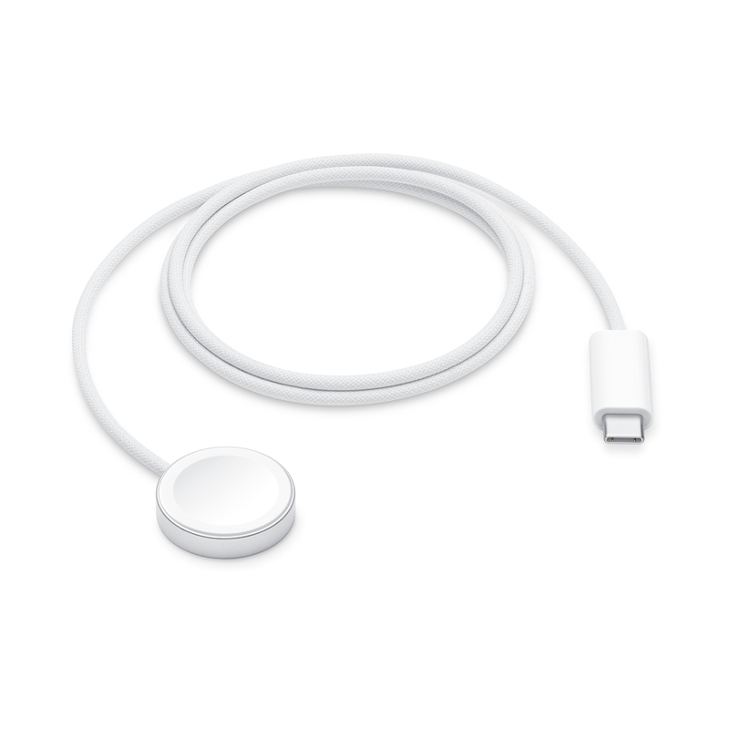 Watch magnetic fast charger to USB-c (1 m) white-null