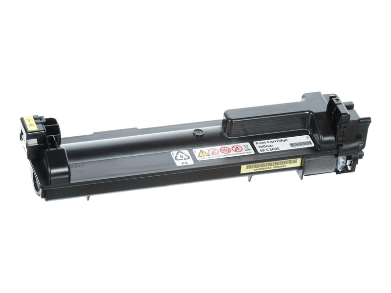 Ricoh sp c360e original yellow toner cartridge 1500 pages for sp c360dnw colour led printer-null