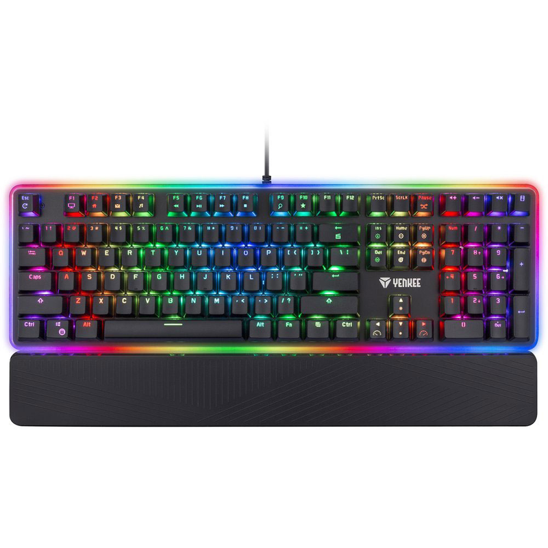 Yenkee ykb 3400us mechanical gaming rgb keyboard panzer, , medium-null