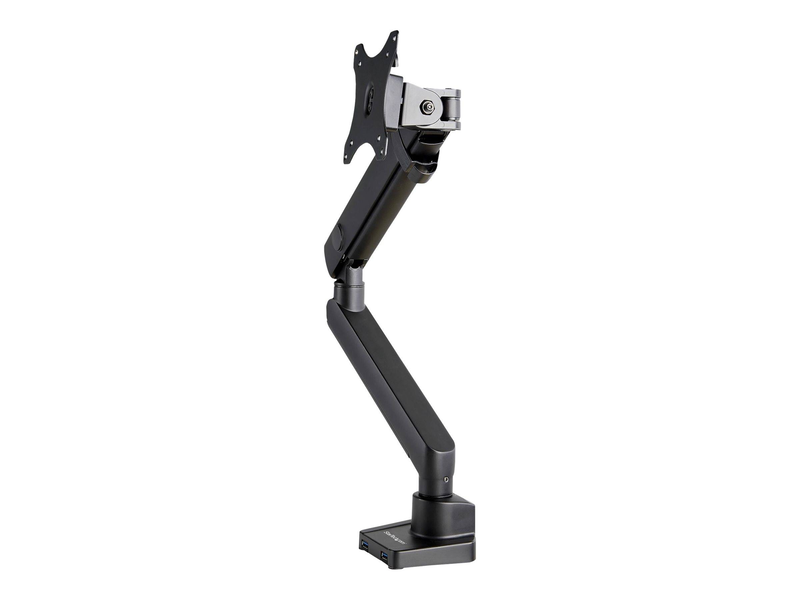 Startech armslim2USB3 slim full motion desk mount monitor arm with 2x USB 3.0 up to 34in 8kg vesa aluminum black-null