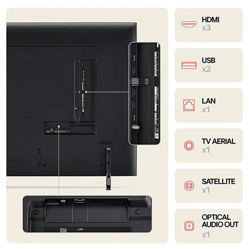 Product image: Lg 65" 4k QNED 65QNED80t6a TV, , medium-null