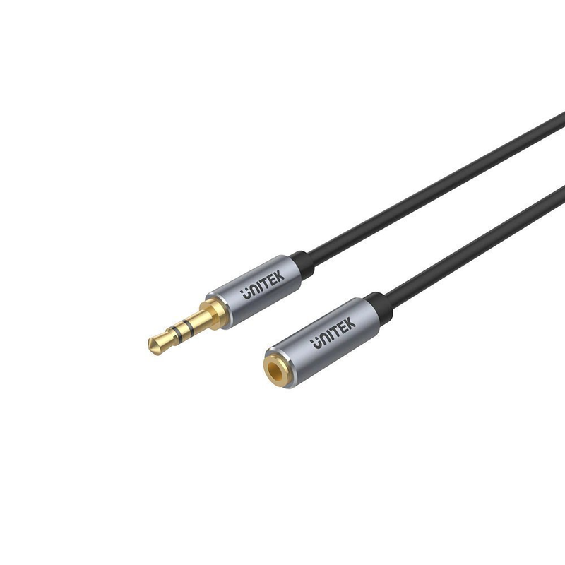 Unitek audio 3.5mm m-f extension cable 1.0m y-c932abk, , medium-null