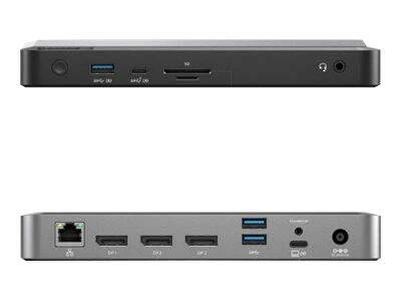 Alogic dx3 - docking station - USB-c - 3 x dp - gige - 135 watt, , medium-null