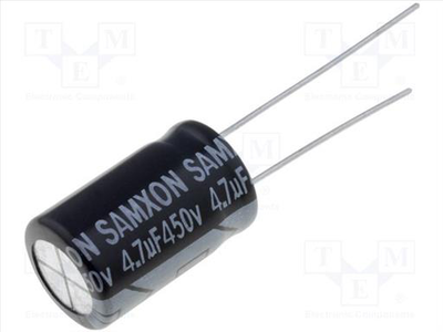 4.7mf 450v electrol. Capacitor x2, , medium