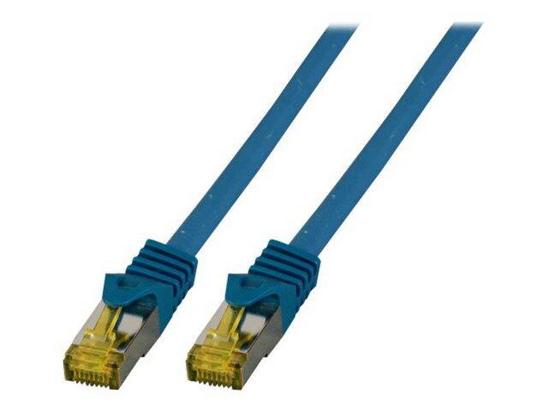 Efb-elektronik / patch cable / rj-45 (m) to rj-45 (m) / 30 m / sftp / cat 7 (cable) / cat 6a (connectors) / halogen-free, molded / blue-null