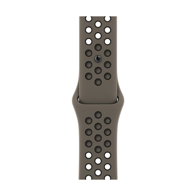 41mm olive grey/black nike sport band