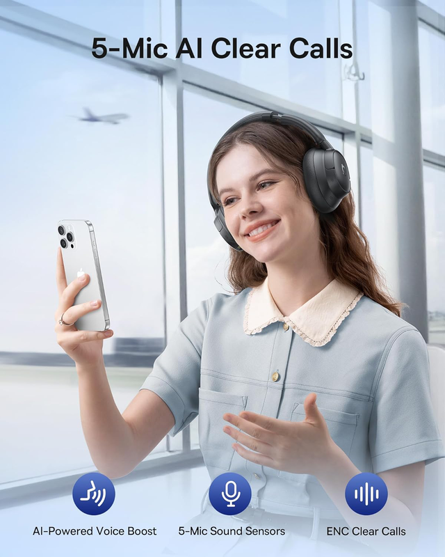 Baseus headphones over ear anc bass bh1 nc black, , medium-null