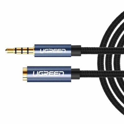 40674 1.5m audio cable 4-pin 3.5mm m/f ugreen, , medium