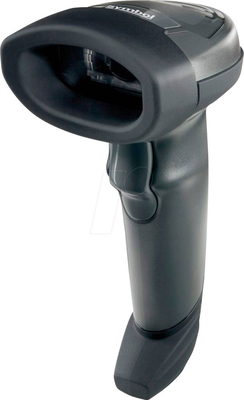 Zebra li2208 li2208-sr7u2100azw 1d linear imager barcode scanner USB kit with shielded cable reads screens black, Black, medium