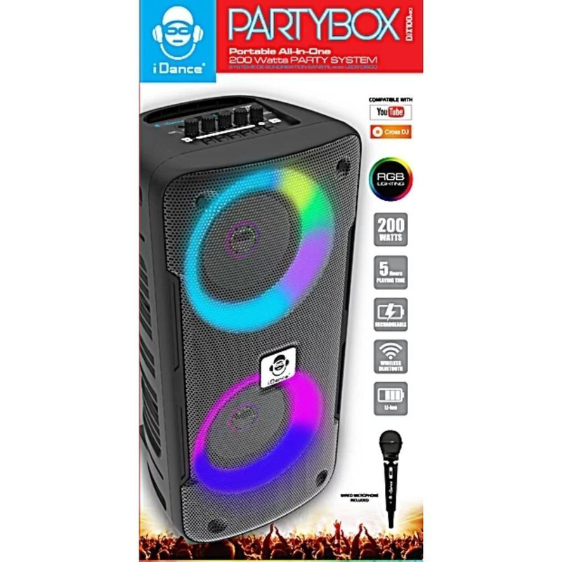 Idance djx-100mk2 &phi;&omicron;&rho;&eta;&tau;ό karaoke &eta;&chi;&epsilon;ί&omicron; &mu;&epsilon; disco &phi;&omega;&tau;&iota;&sigma;&mu;ό & &epsilon;&nu;&sigma;ύ&rho;&mu;&alpha;&tau;&omicron; &mu;&iota;&kappa;&rho;ό&phi;&omega;&nu;&omicron;, , medium-null