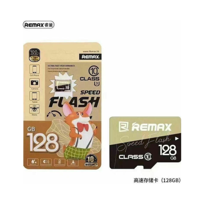 Remax speed flash microsdxc 128GB class 10, , medium-null