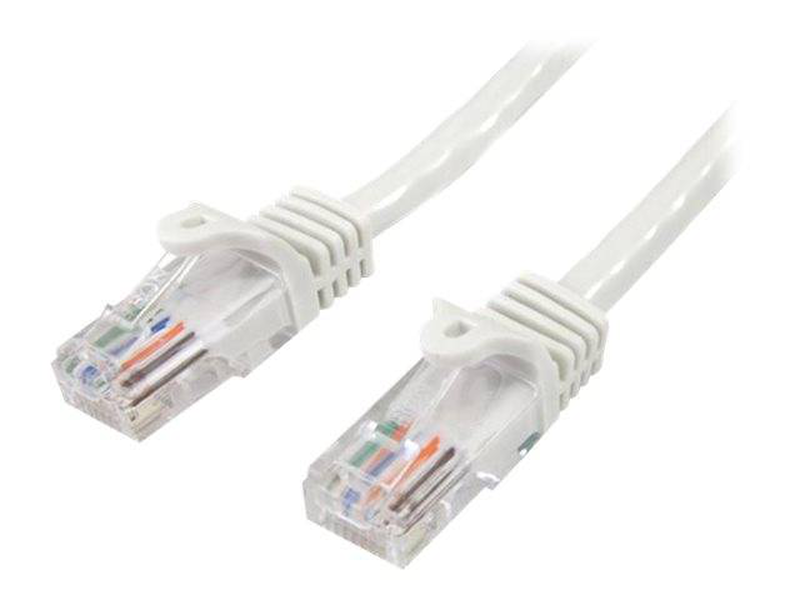 Startech.com 5m white cat5e network cable / rj-45 (m)&nbsp; / utp / snagless, stranded / white-null
