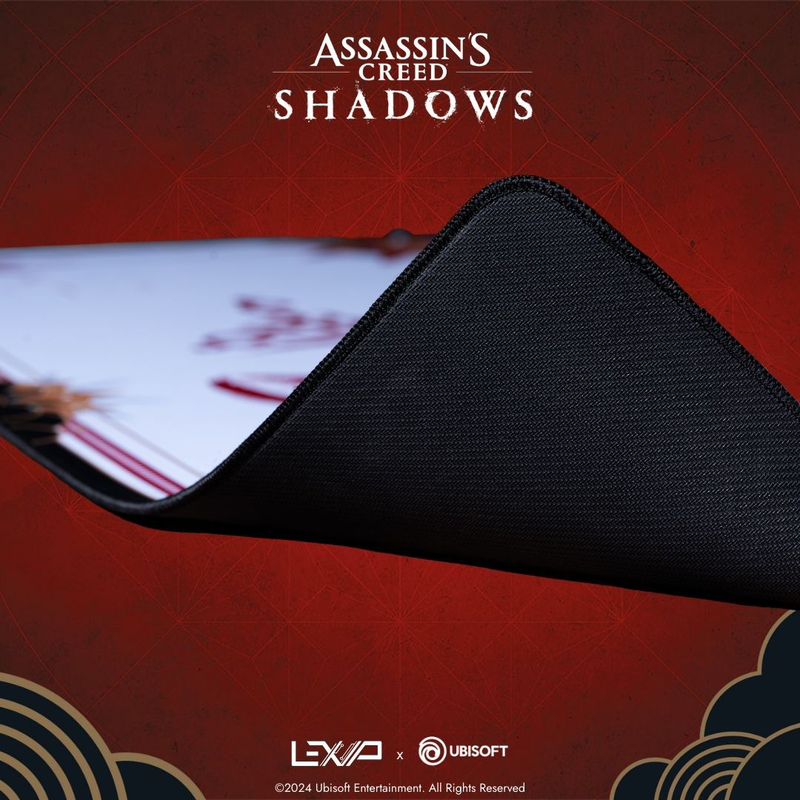 Limited edition lexip assassin's creed shadows led lighting mousepad-null