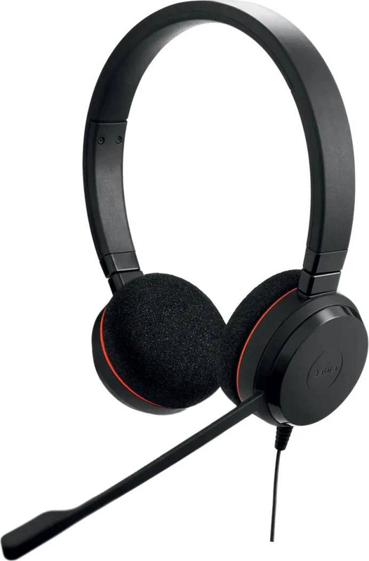Jabra evolve 20 uc stereo headset | USB-c & USB-a | unified communications | noise-cancelling mic, , medium-null