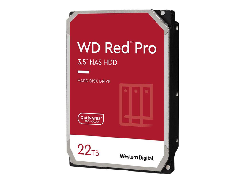 Wd red pro wd221kfgx / hard drive / 22TB / internal / 3.5" / sata 6GB/s / 7200 rpm / buffer: 512 mb-null