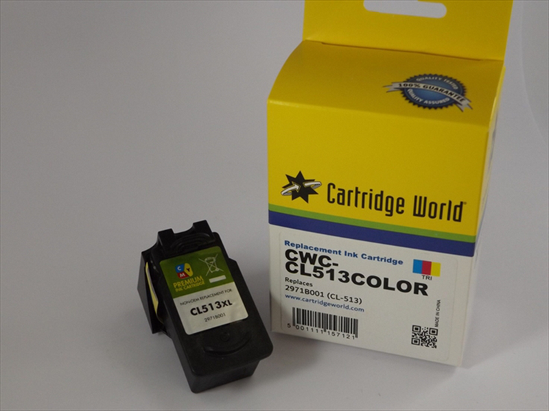 Canon cl513 cw replacement colour ink *13ml with ink level chip, , medium-null