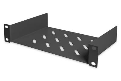 Digitus dn-10-tray-1-b / rack shelf / black, ral 9005 / 1u / 10", , medium