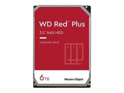 6TB red plus 256mb 3.5" western digital hard disk red (wd60efpx), , medium