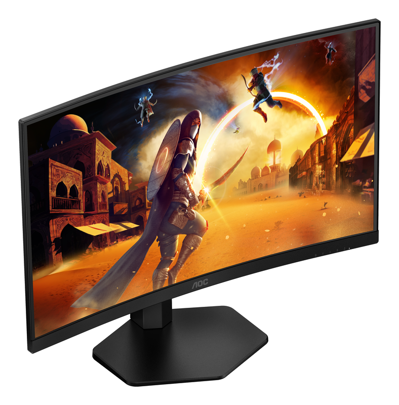 Aoc cq27g4x 27" gaming monitor curved qhd 0.5ms 180hz-null