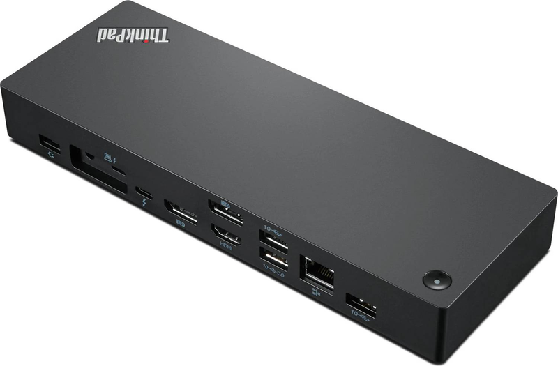 Lenovo thinkpad universal thunderbolt 4 dock 40b00135eu docking station quad 4k 8k HDMI 2.1 dual dp 1.4 1GBe 100w pd-null