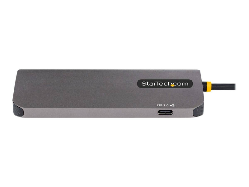 Startech.com 127b-USBc-multiport 6-in-1 USB-c hub 4k 60hz HDMI hdr 100w pd gigabit ethernet 3x USB-a 5GBps grey-null