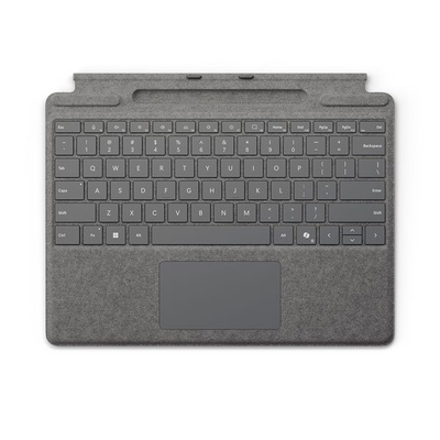 Surface pro keyboard & pen storage platinum, Silver - Grey, medium
