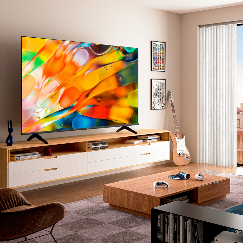 Hisense smart &tau;&eta;&lambda;&epsilon;ό&rho;&alpha;&sigma;&eta; 50" QLED 50e7kq, , medium-null