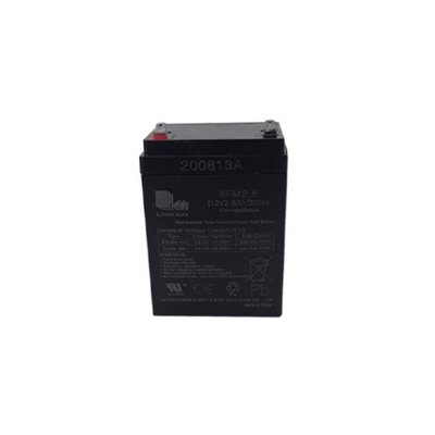 Επαναφορτιζόμενη μπαταρία 12v 12v-ah, 2.6ah, 20hr, , medium