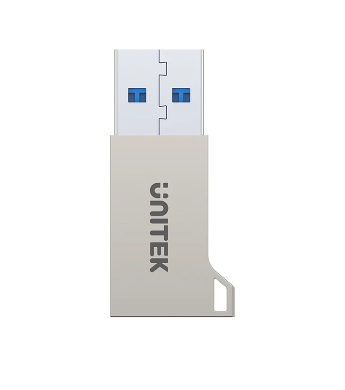 Unitek a1034ni USB3.1 Type-C female to type-a male adapter silver, , medium-null