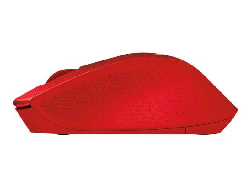 Logitech m330 silent plus wireless mouse 1000 dpi 2.4GHz silent clicks right-handed red-null