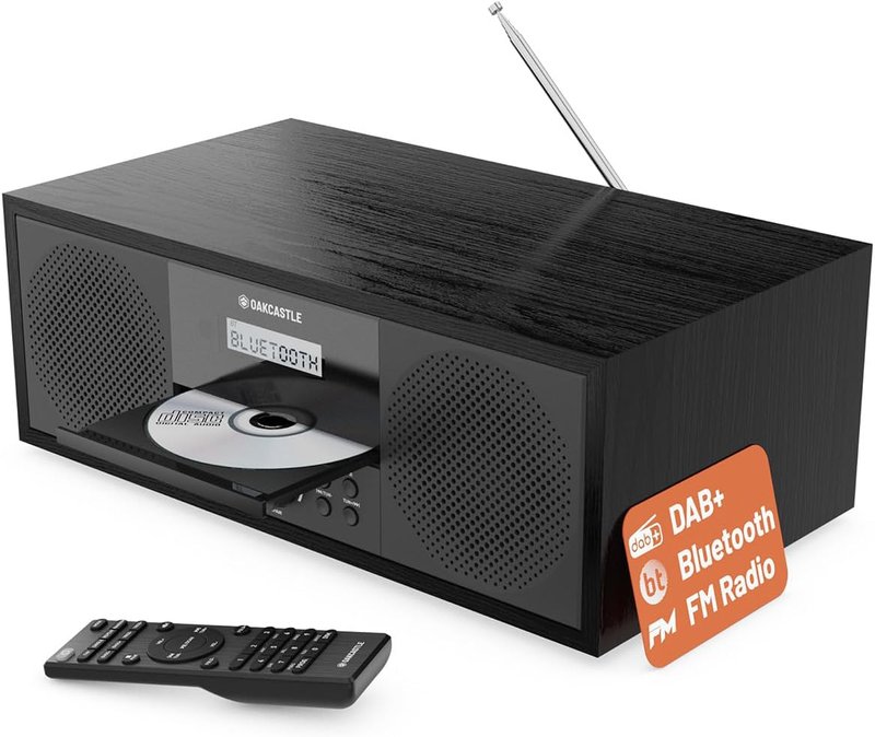Majority mini hifi bt / cd / USB / fm oakcastle dab500, , medium-null