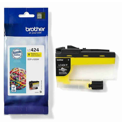 Brother ink cartridge lc424y, , medium