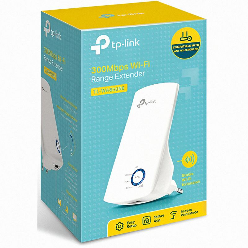 Tp-link Wi-Fi range extender wi‑fi 4 single band (2.4 GHz) 300 mbps, , medium-null