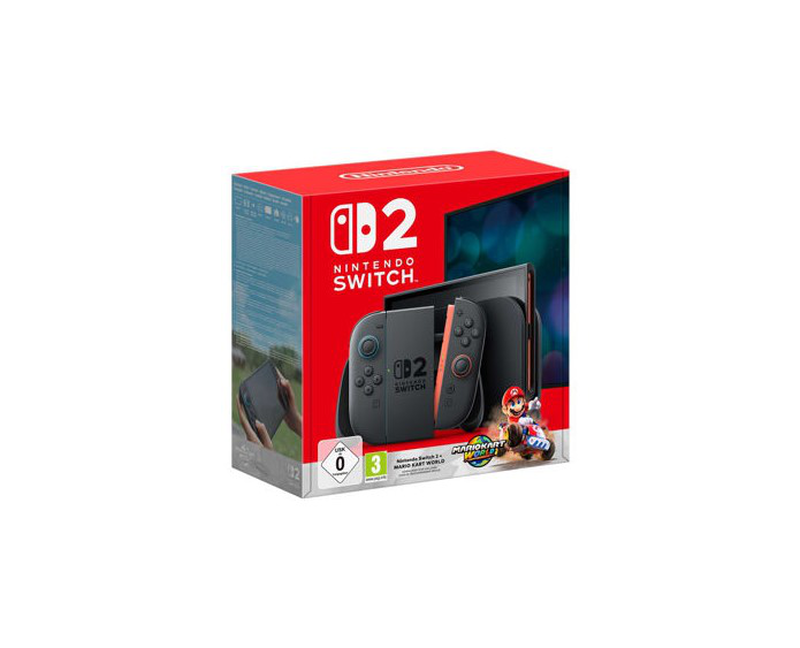 Product image: Nintendo switch 2 console with mario kart world game, , medium-null