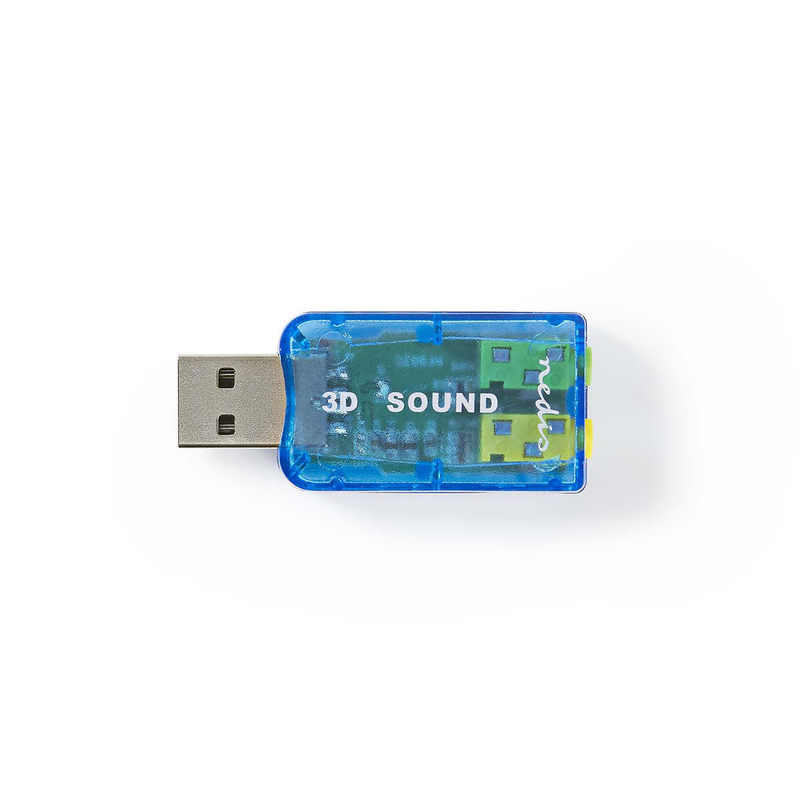 Sound card 3d sound 5.1 USB 2.0 double 3.5 mm connector, , medium image number null