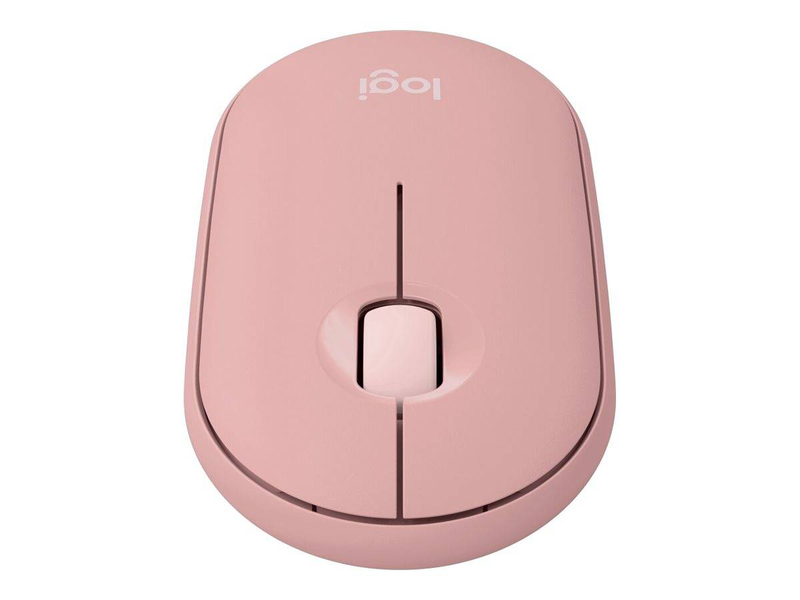 Logitech pebble mouse 2 m350s slim silent bluetooth wireless mouse 4000 dpi tonal rose-null