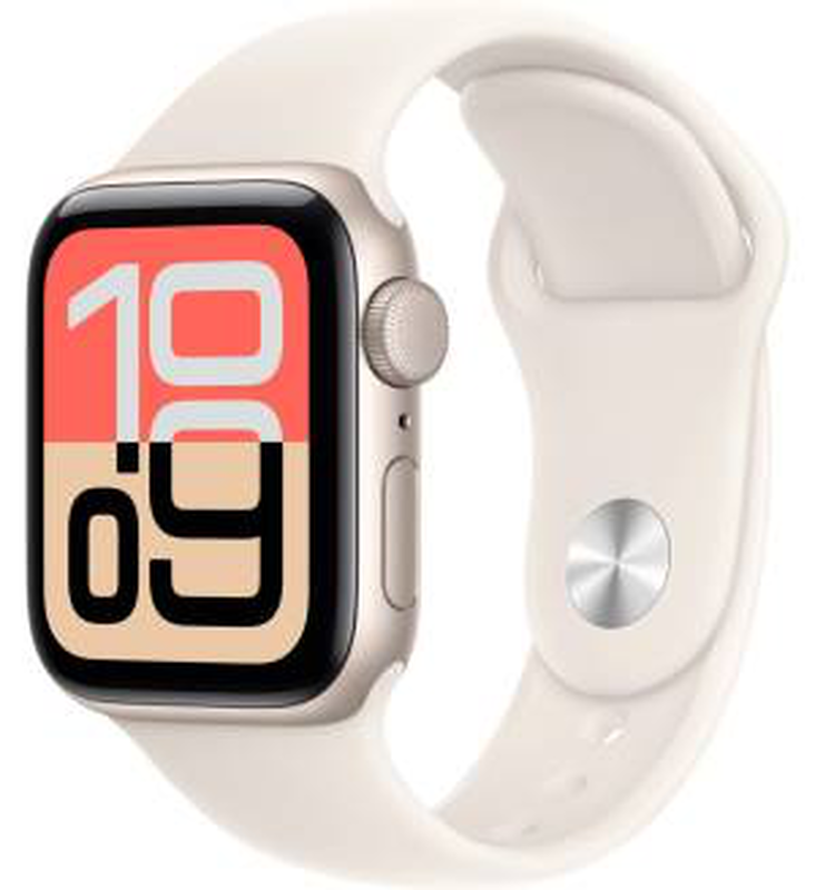 Apple watch se 3 40mm ac/starlight sb/starlight s/m ita meh34ql/a, , medium-null