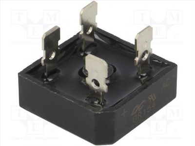 Br154 400v 15a single-phase bridge rectifier, , medium