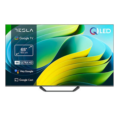 Tesla smart TV 65" 4k QLED q65e655gus, Black, medium