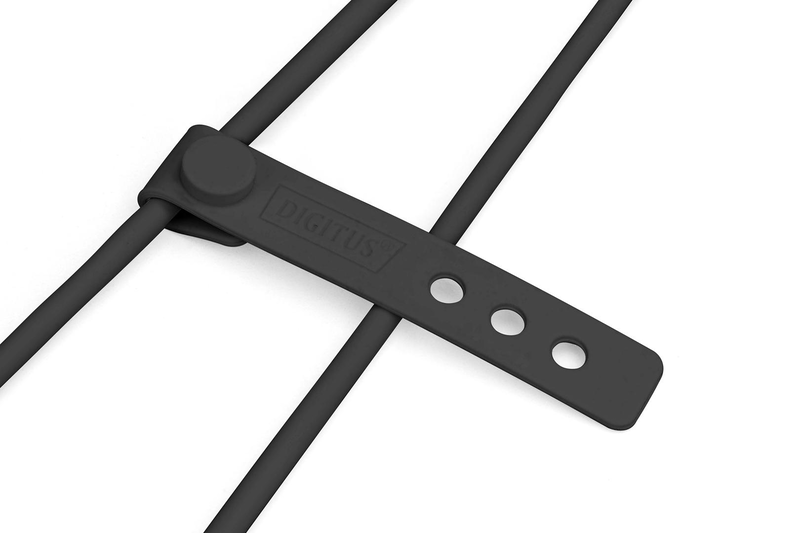 USB-c silicone charging cable, USB-a - USB-c 0,5m, USB 2.0, 60w, black-null