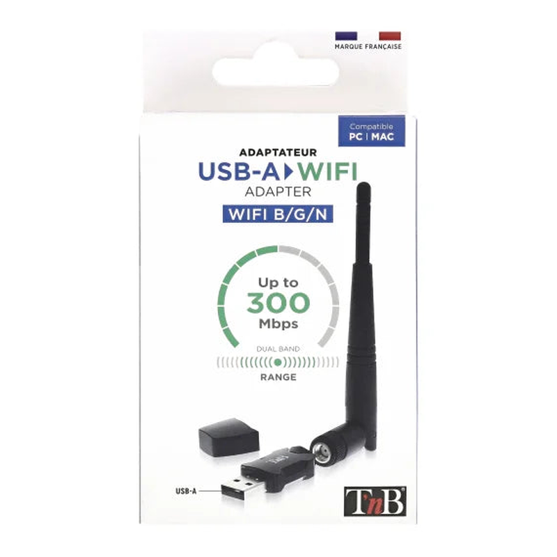 Tnb 300 mbps Wi-Fi dongle with detachable antenna, , medium-null