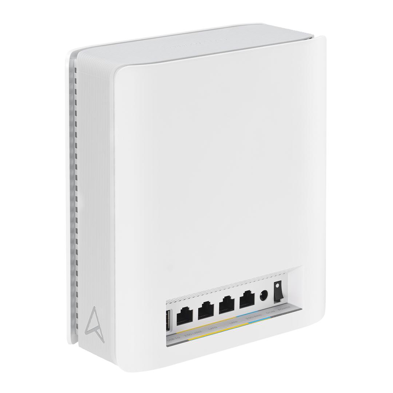 Asus zenWi-Fi bt8 tri-band Wi-Fi 7 mesh router 1-pack be14000 6GHz dual 2.5G mlo aimesh 3000 sq ft white-null